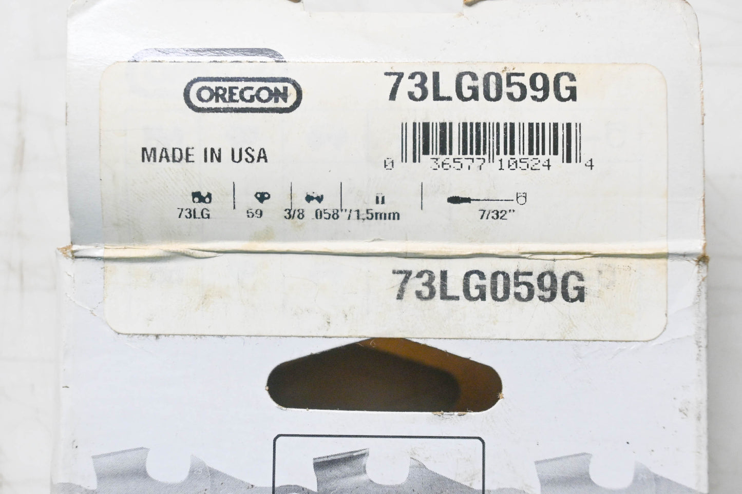 Oregon 73LG059G Saw Chain 3/8" .058" NOS
