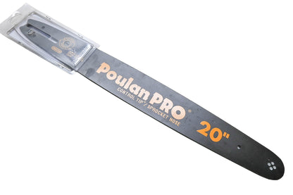 Poulan 952-044815 Poulan Pro Reduced Kickback Guide Bar 20" 33SLP .325" .050" NOS