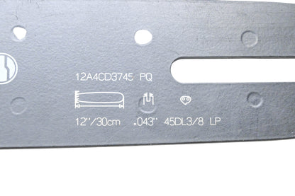 New OEM Echo 12A4CD3745 Guide Bar 12" .043" 3/8" NOS