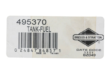 New OEM Briggs & Stratton 495370 Fuel Tank NOS
