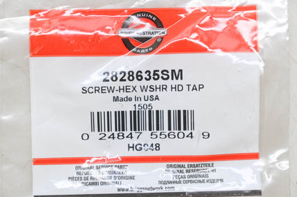 New OEM Briggs & Stratton 2828635SM Hex Screw NOS