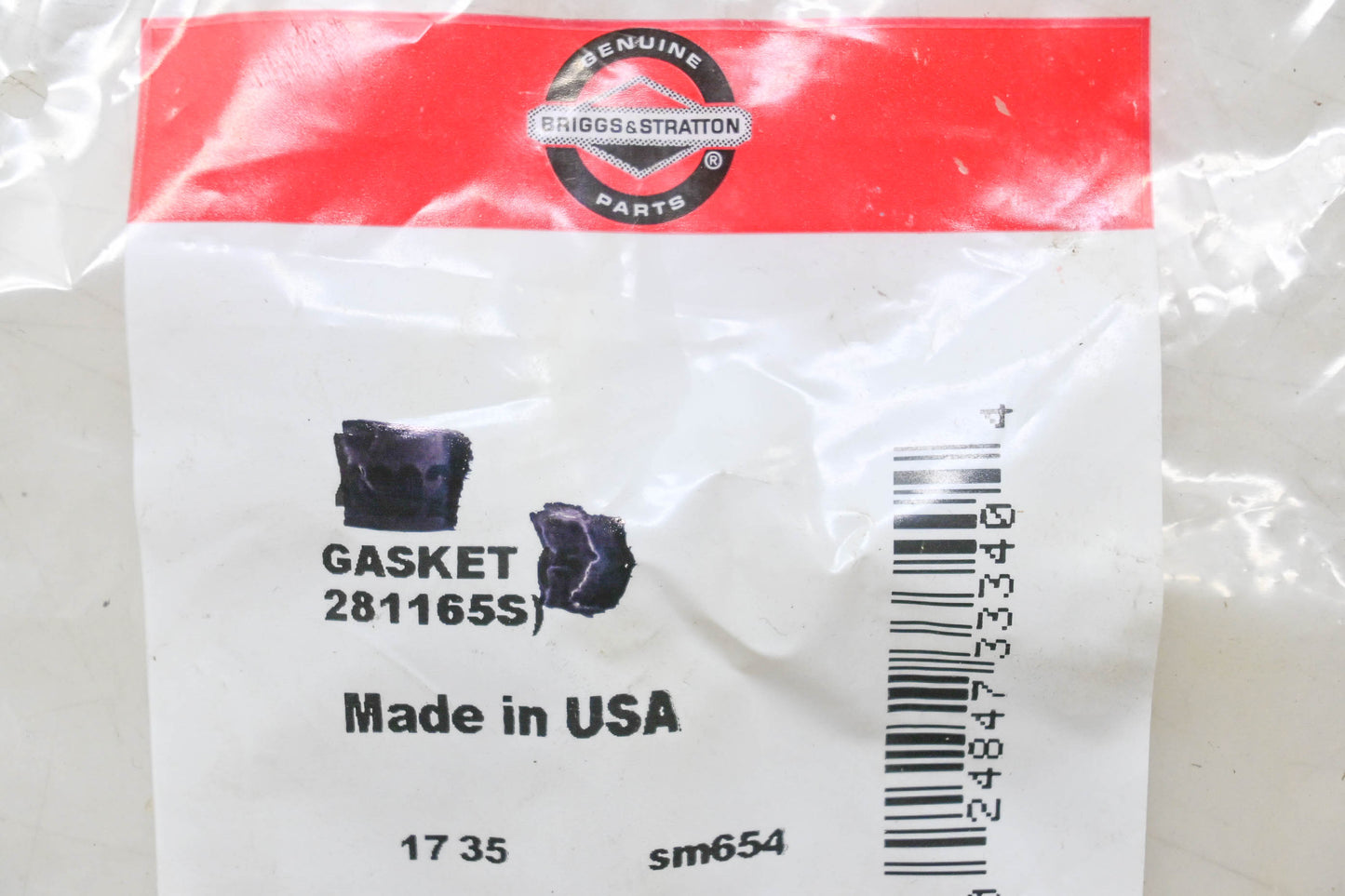 New OEM Briggs & Stratton 281165S Gaskets Qty 2 NOS