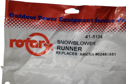 Rotary 41-5134, 17-3071, 110-5134A Snowblower Runner NOS