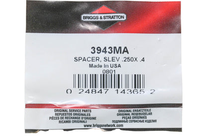 New OEM Briggs & Stratton 3943MA Spacer NOS
