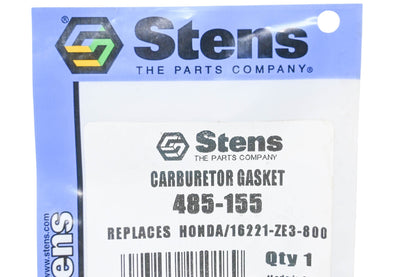 Stens 485-155, 16221-ZE3-800 Carburetor Gaskets Qty 3 NOS