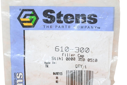 Stens 610-300, 0000 350 0510 Filler Cap NOS