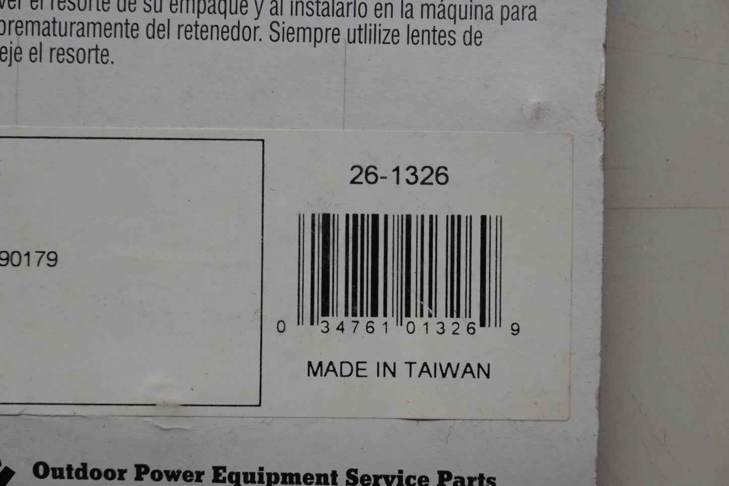 Rotary 26-1326, 294303, 490179 Starter Rewind Spring NOS