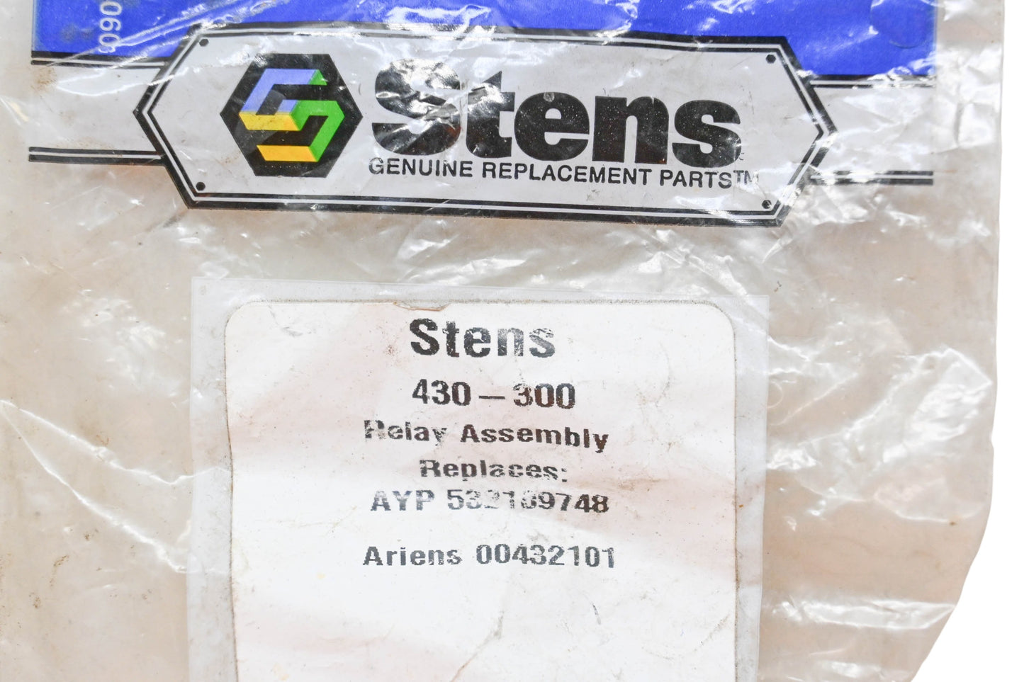 Stens 430-300, 532109748, 00432101 Relay Assembly NOS