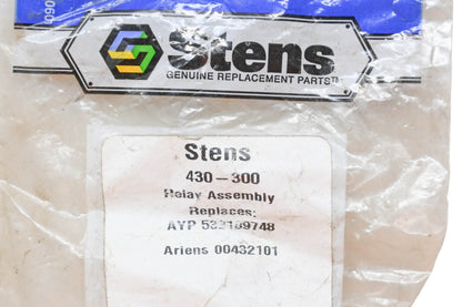 Stens 430-300, 532109748, 00432101 Relay Assembly NOS