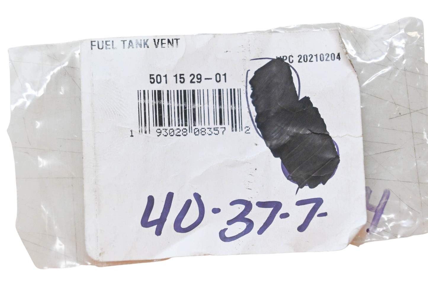 New OEM Husqvarna 501 15 29-01, 501152901 Fuel Tank Vent NOS