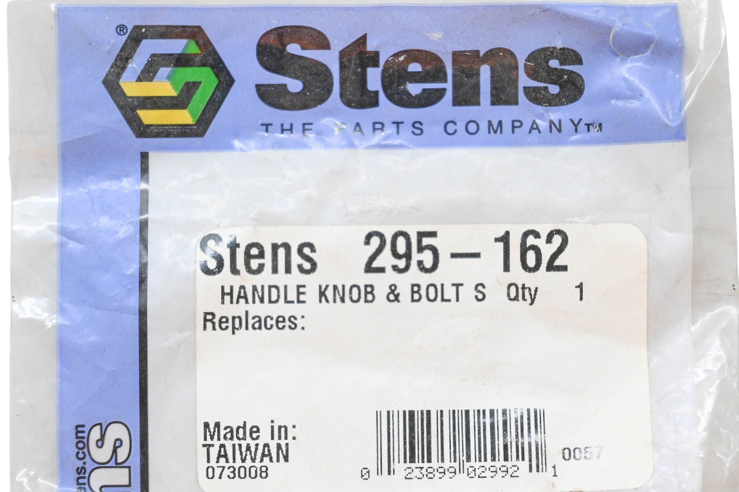 Stens 295-162 Knob Handle & Bolt Pair NOS