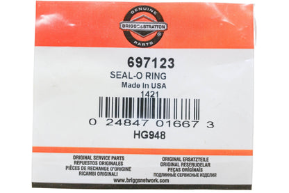 New OEM Briggs & Stratton 697123 O-Ring Seal NOS