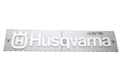 New OEM Husqvarna 532 42 47-89, 532424789 Hood Emblem NOS