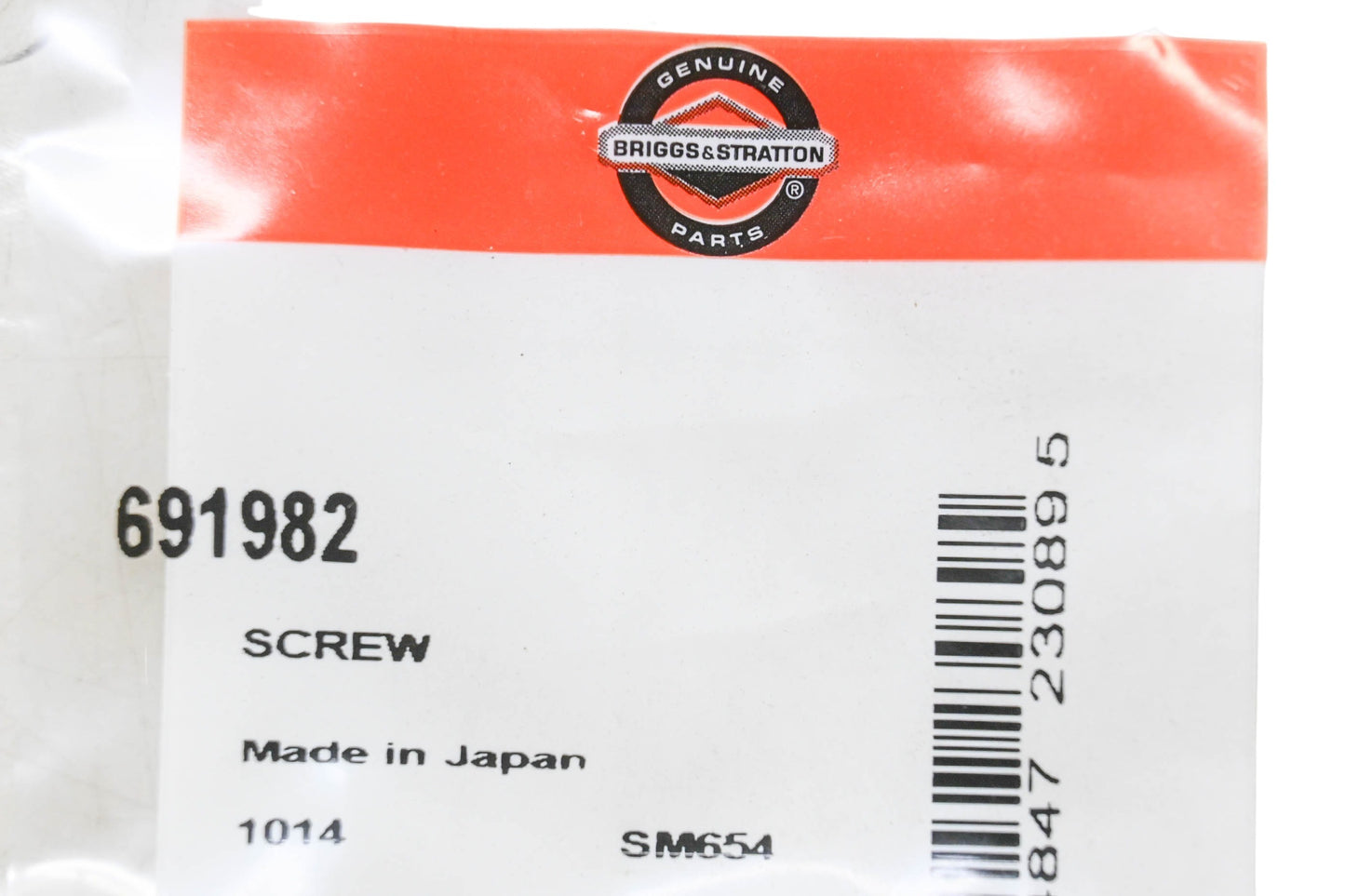 New OEM Briggs & Stratton 691982 Screws Qty 2 NOS