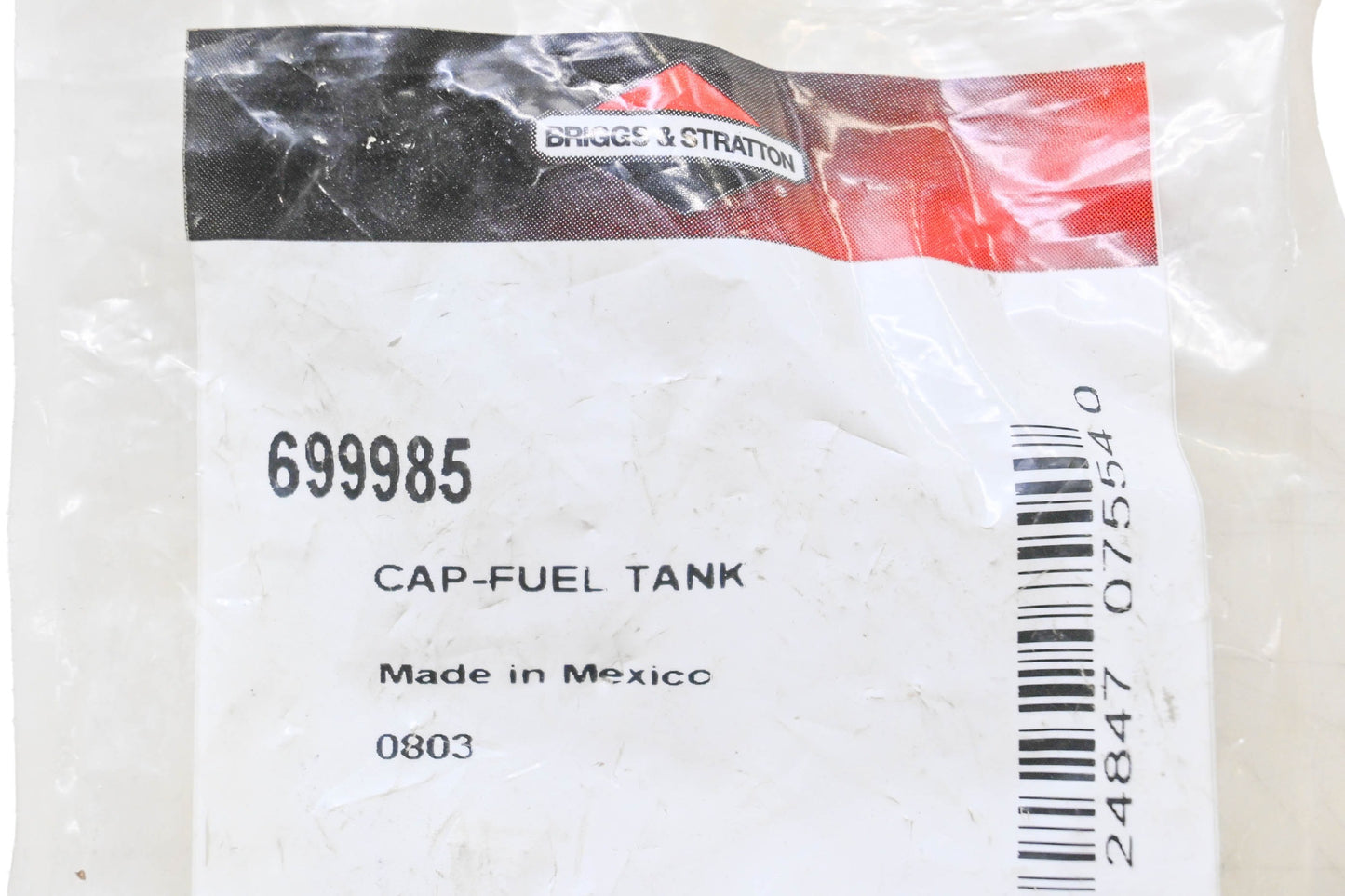 New OEM Briggs & Stratton 699985 Fuel Tank Cap NOS