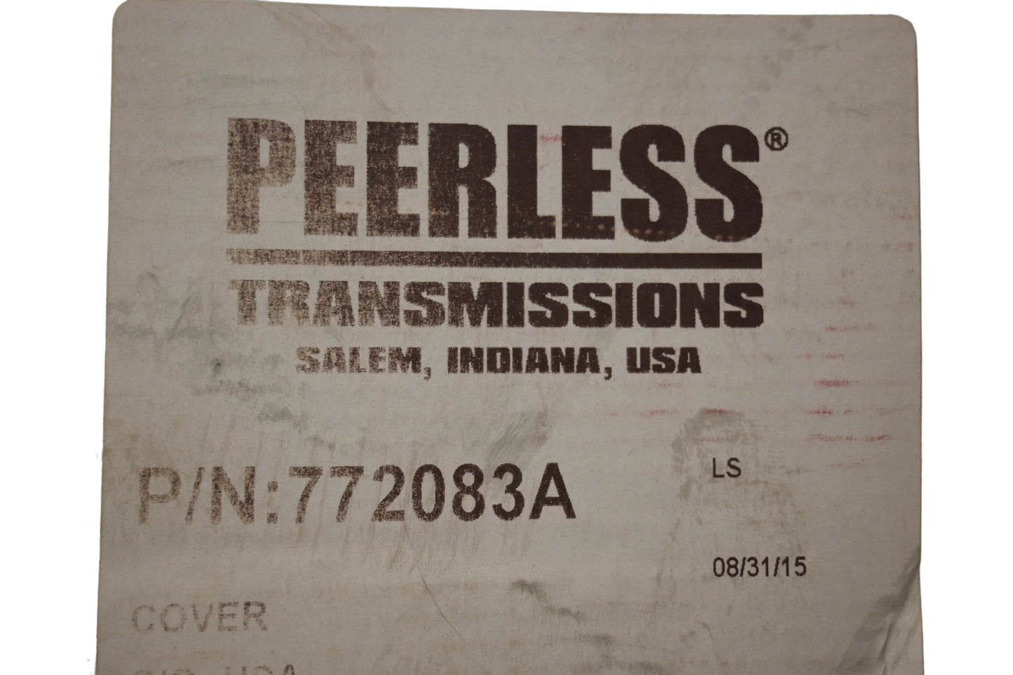 Peerless 772083A Upper Housing Case NOS