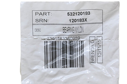 New OEM Husqvarna 532120183 Nylon Bearing NOS