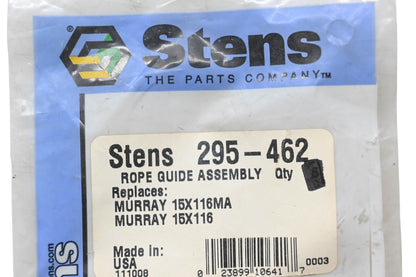 Stens 295-462, 15X116MA Rope Guide Assembly NOS