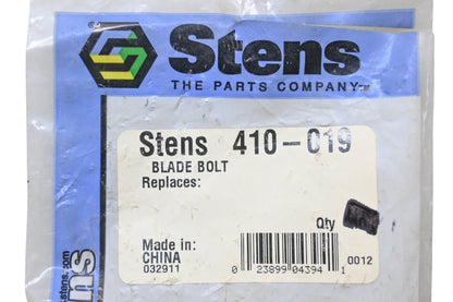Stens 410-019 Blade Bolts Qty 2 NOS