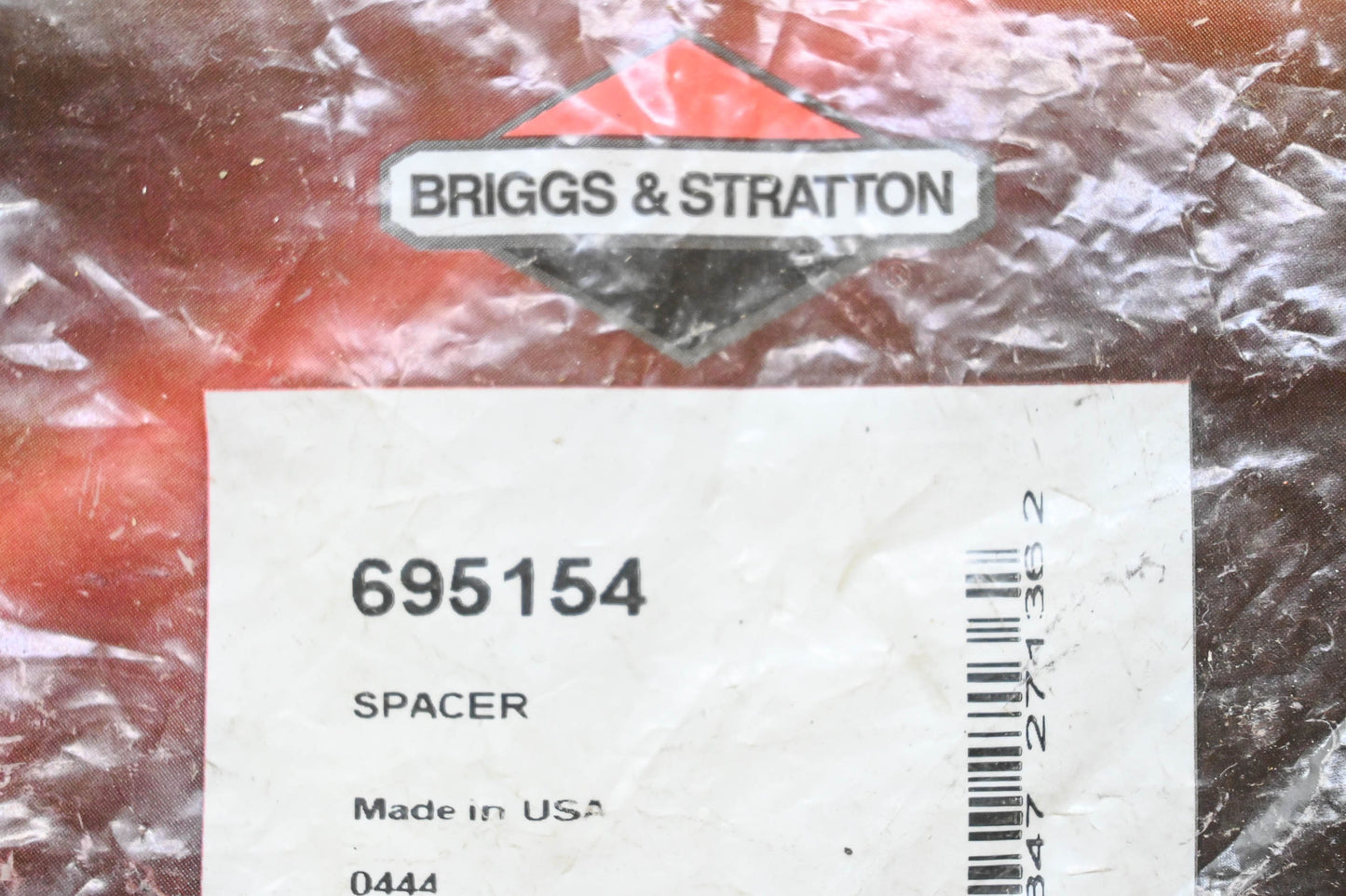 New OEM Briggs & Stratton 695154 Spacer Kit NOS