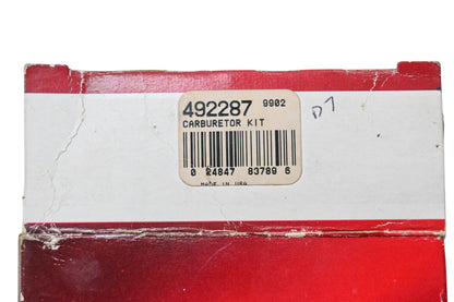 New OEM Briggs & Stratton 492287 Carburetor Kit NOS