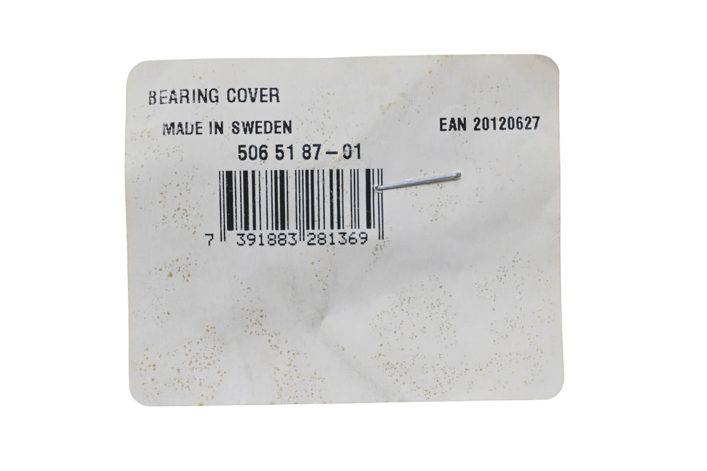 New OEM Husqvarna 506 51 87-01, 506518701 Bearing Cover NOS