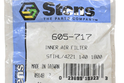 Stens 605-717, 4221 140 1800, 7-08376 Air Filter NOS