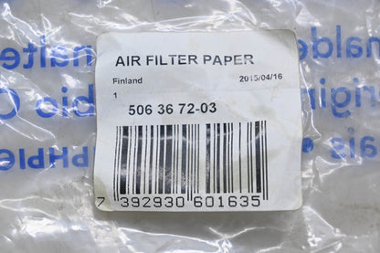 New OEM Husqvarna 506 36 72-03, 506367203 Paper Air Filter NOS