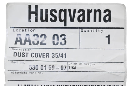 New OEM Husqvarna 530 01 59-07, 530015907 Washer NOS
