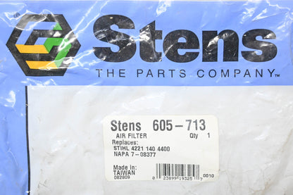 Stens 605-713, 4221 140 4400, 7-08377 Air Filter NOS