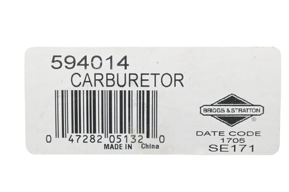 New OEM Briggs & Stratton 594014 Carburetor NOS