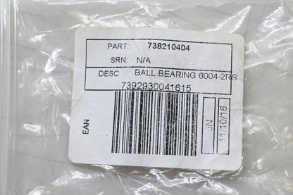 New OEM Husqvarna 738210404 Ball Bearing NOS