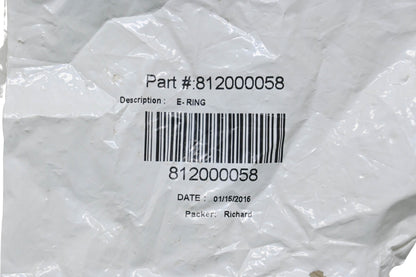 New OEM Husqvarna 812000058 E-Ring NOS