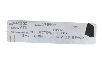 New OEM Husqvarna 532 19 89-09, 532198909 Left Hand Reflector NOS