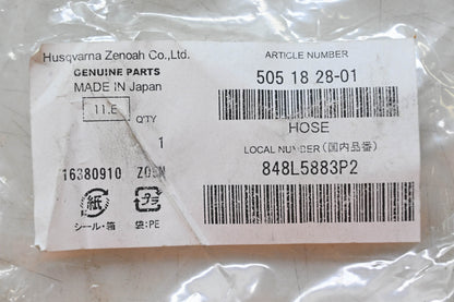 New OEM Husqvarna 505 18 28-01, 505182801 Hose NOS