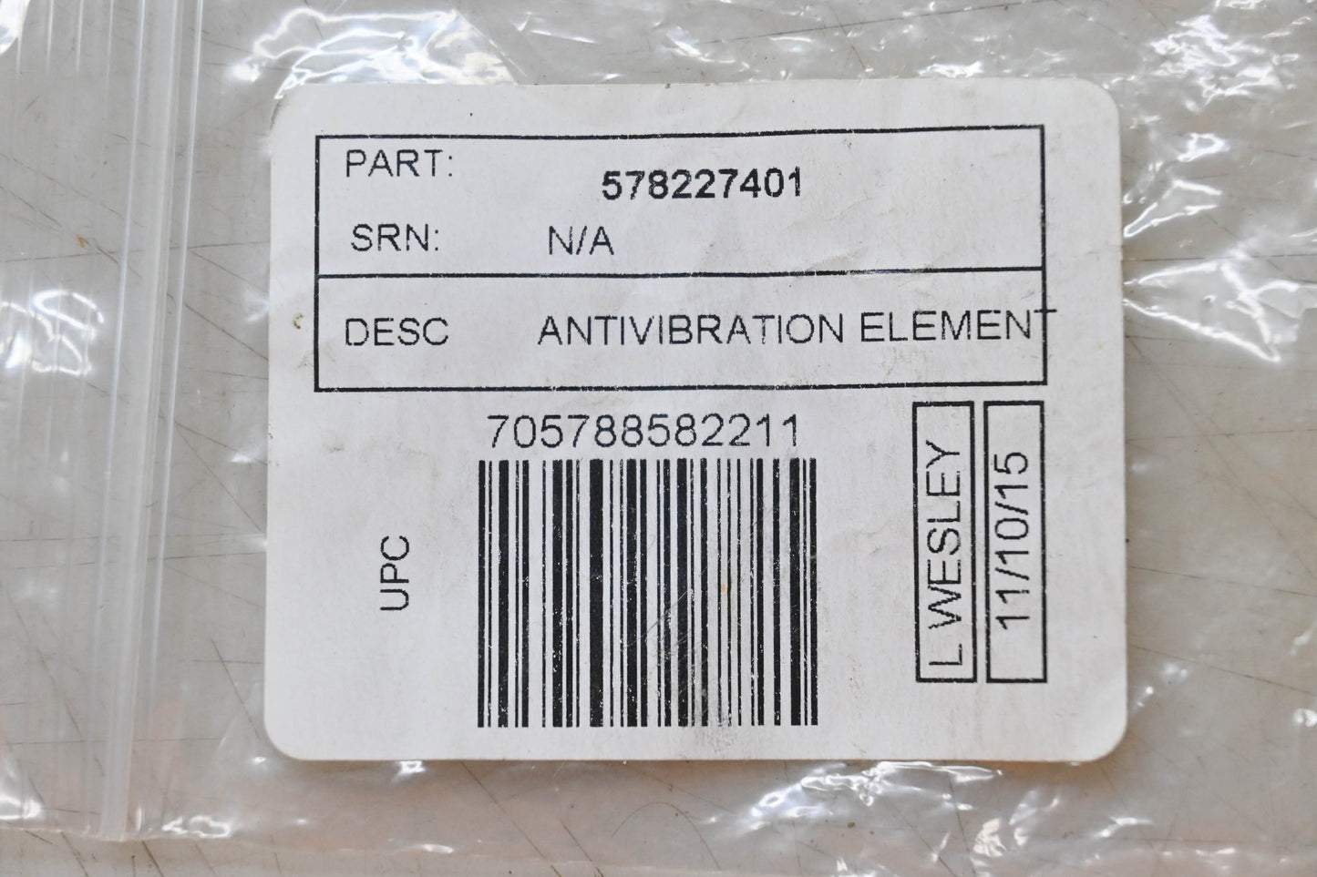 New OEM Husqvarna 578227401 Antivibration Element NOS
