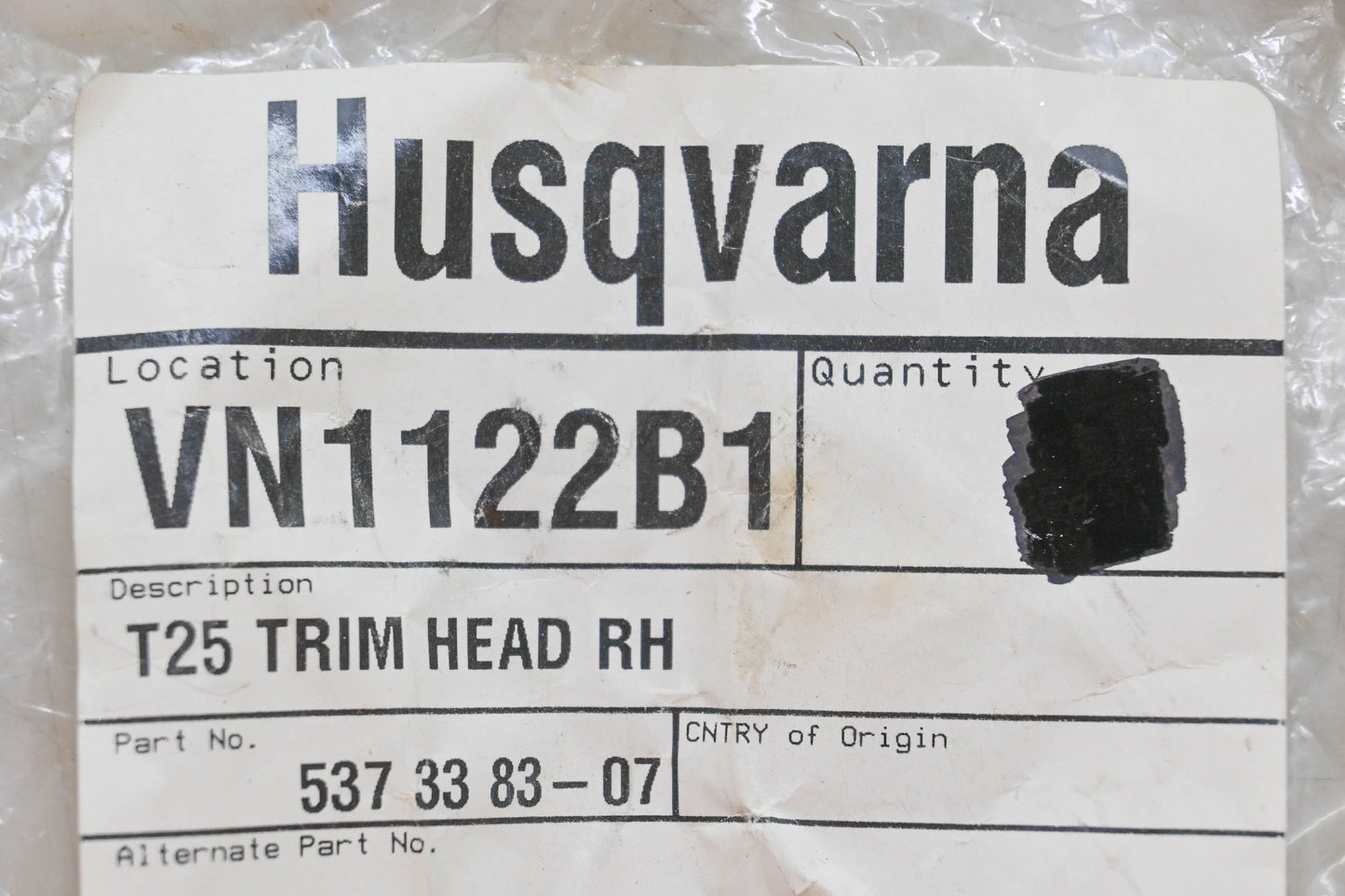 New OEM Husqvarna 537 33 83-07, 537338307 Trimmer Head NOS