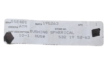 New OEM Husqvarna 532 19 52-63, 532195263 Spherical Bushing NOS
