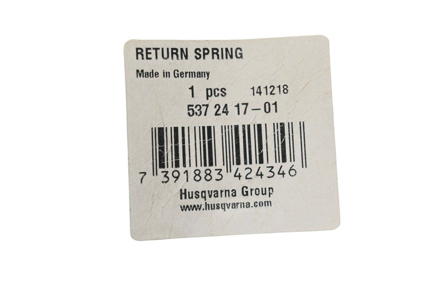 New OEM Husqvarna 537 24 17-01, 537241701 Return Spring NOS