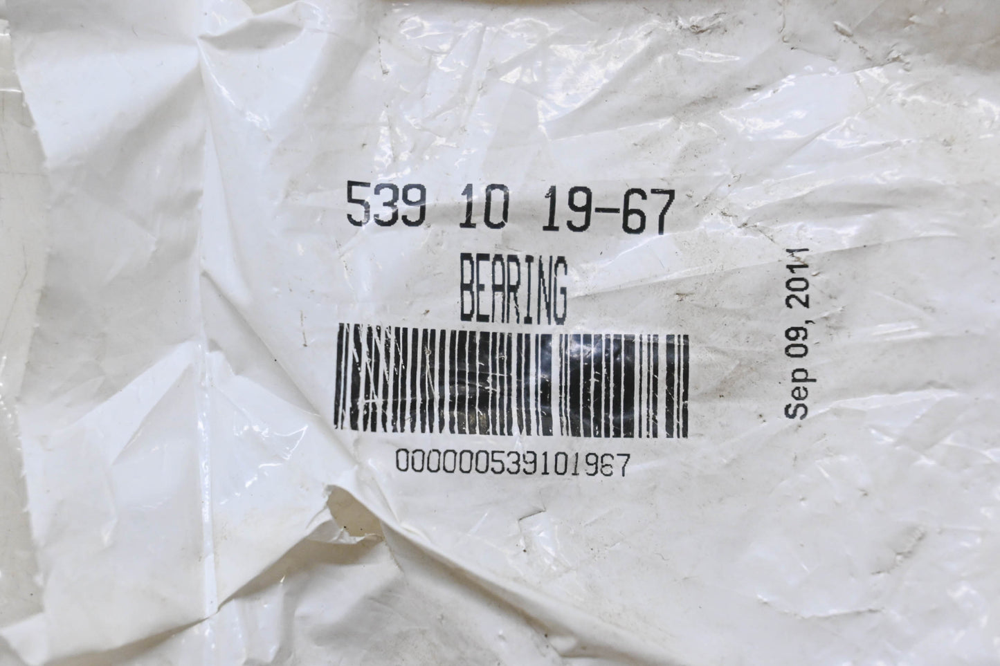 New OEM Husqvarna 539 10 19-67, 539101967 Bearing NOS