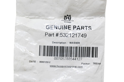 New OEM Husqvarna 532121749 Washer NOS