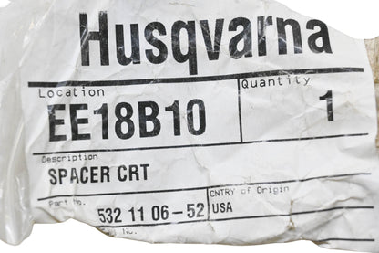 New OEM Husqvarna 532 11 06-52, 532110652 Spacer NOS
