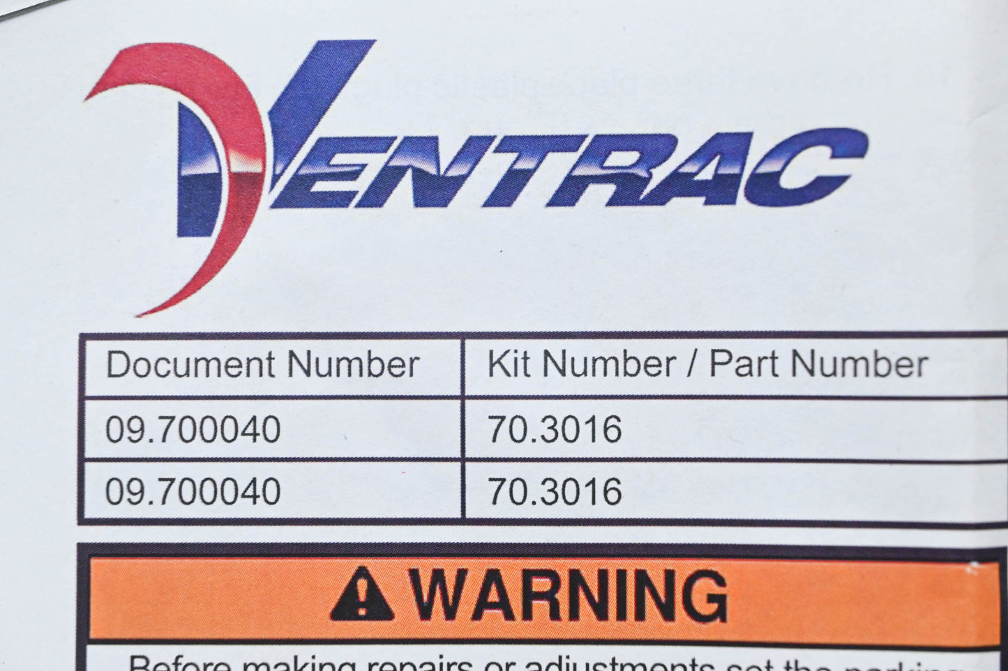Ventrac 70.3016 LE 12V Switch Kit Carling NOS