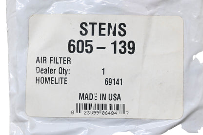 Stens 605-139, 69141 Air Filter NOS