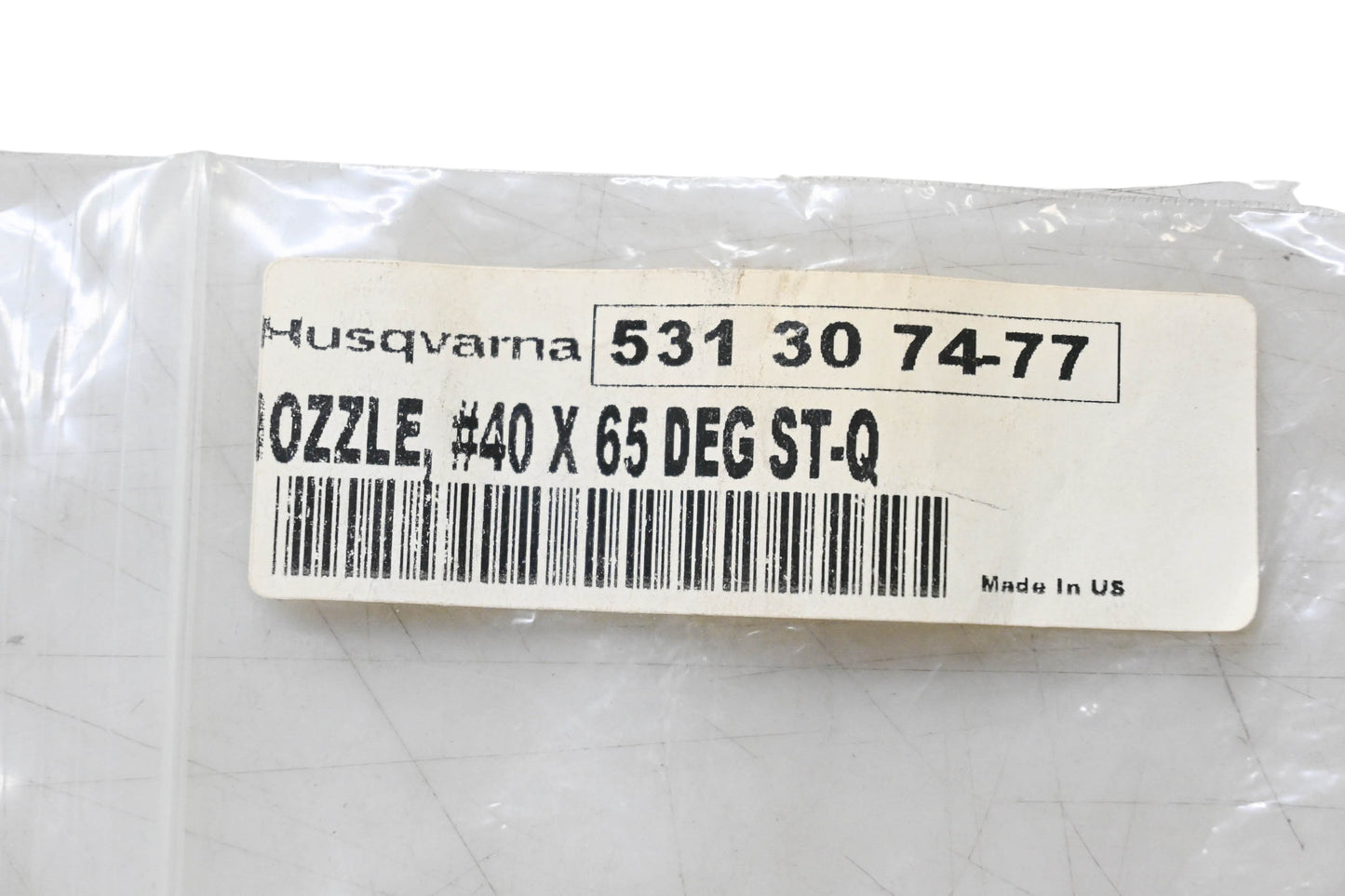 New OEM Husqvarna 531 30 74-77, 531307477 Pressure Washer Spray Tip NOS