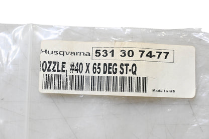 New OEM Husqvarna 531 30 74-77, 531307477 Pressure Washer Spray Tip NOS