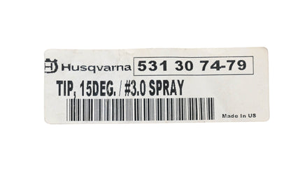 New OEM Husqvarna 531 30 74-79, 531307479 Pressure Washer Spray Tip NOS