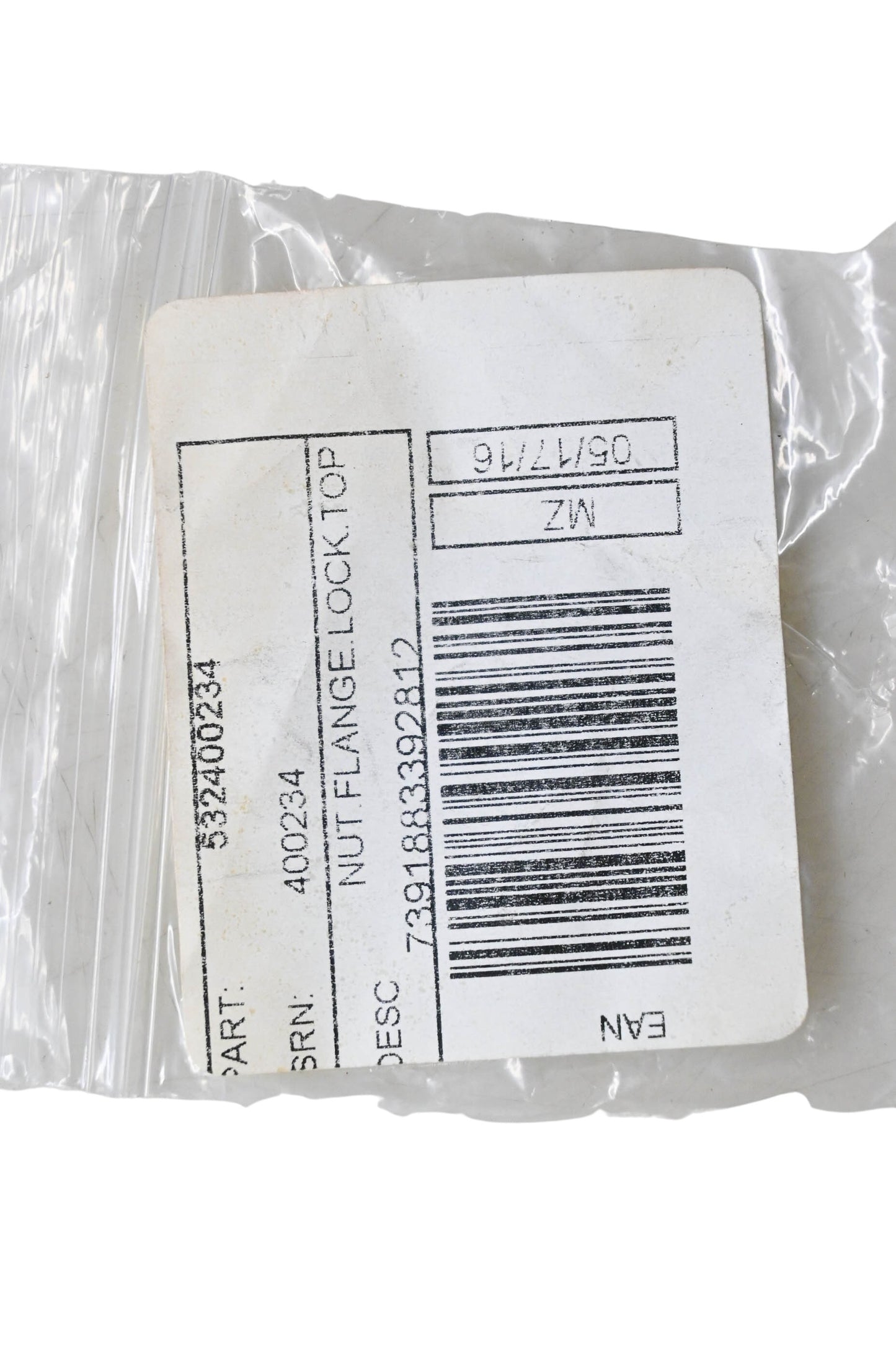 New OEM Husqvarna 532400234 Flange Lock Nut NOS