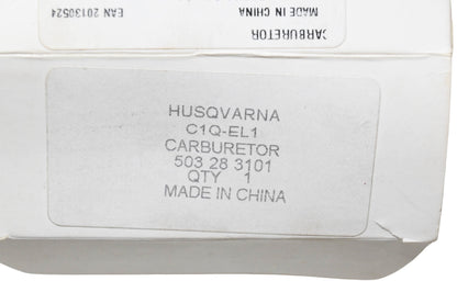 New OEM Husqvarna 503 28 31-01, 503283101, C1Q-EL1 Carburetor NOS