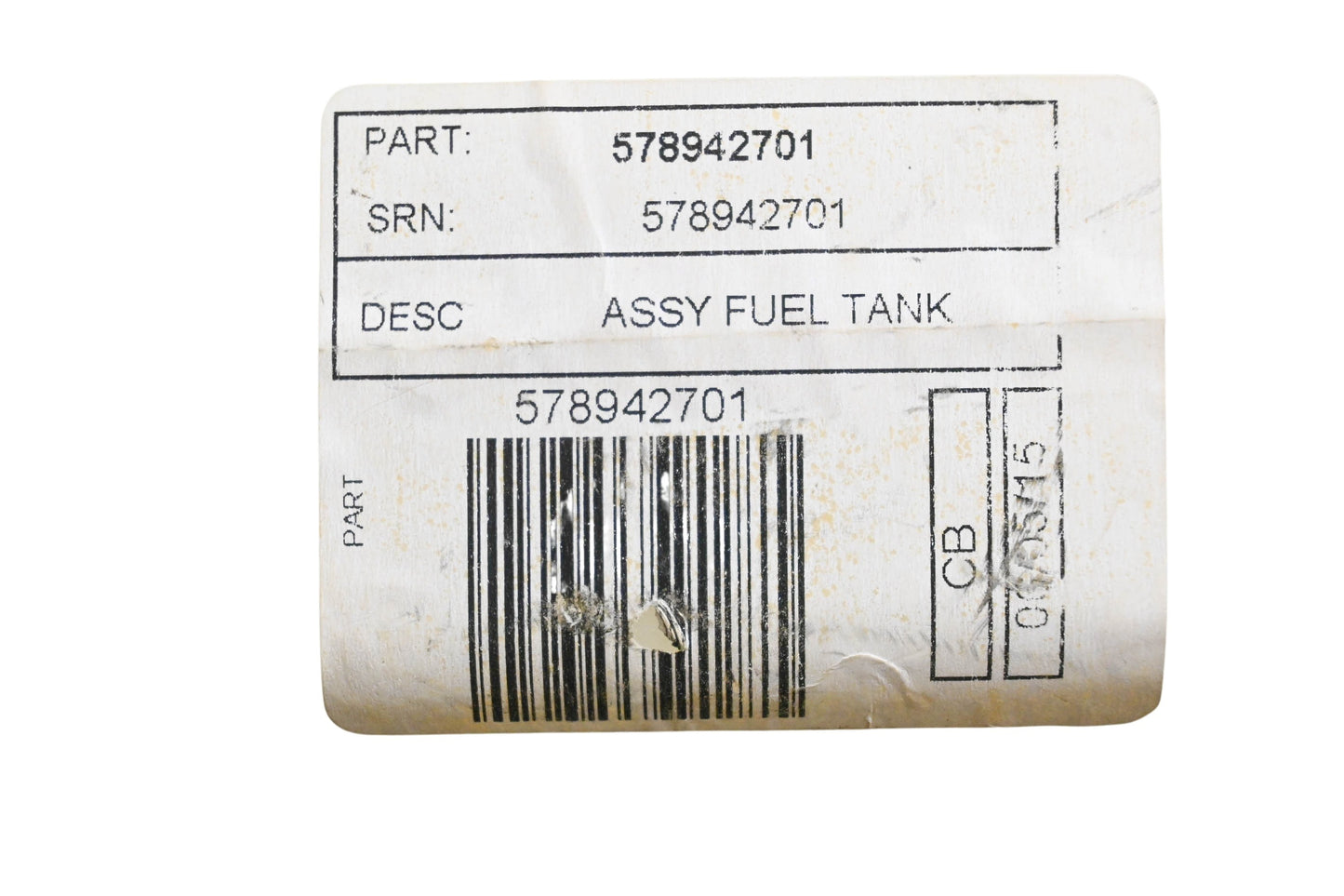 New OEM Husqvarna 578942701 Fuel Tank Assembly NOS